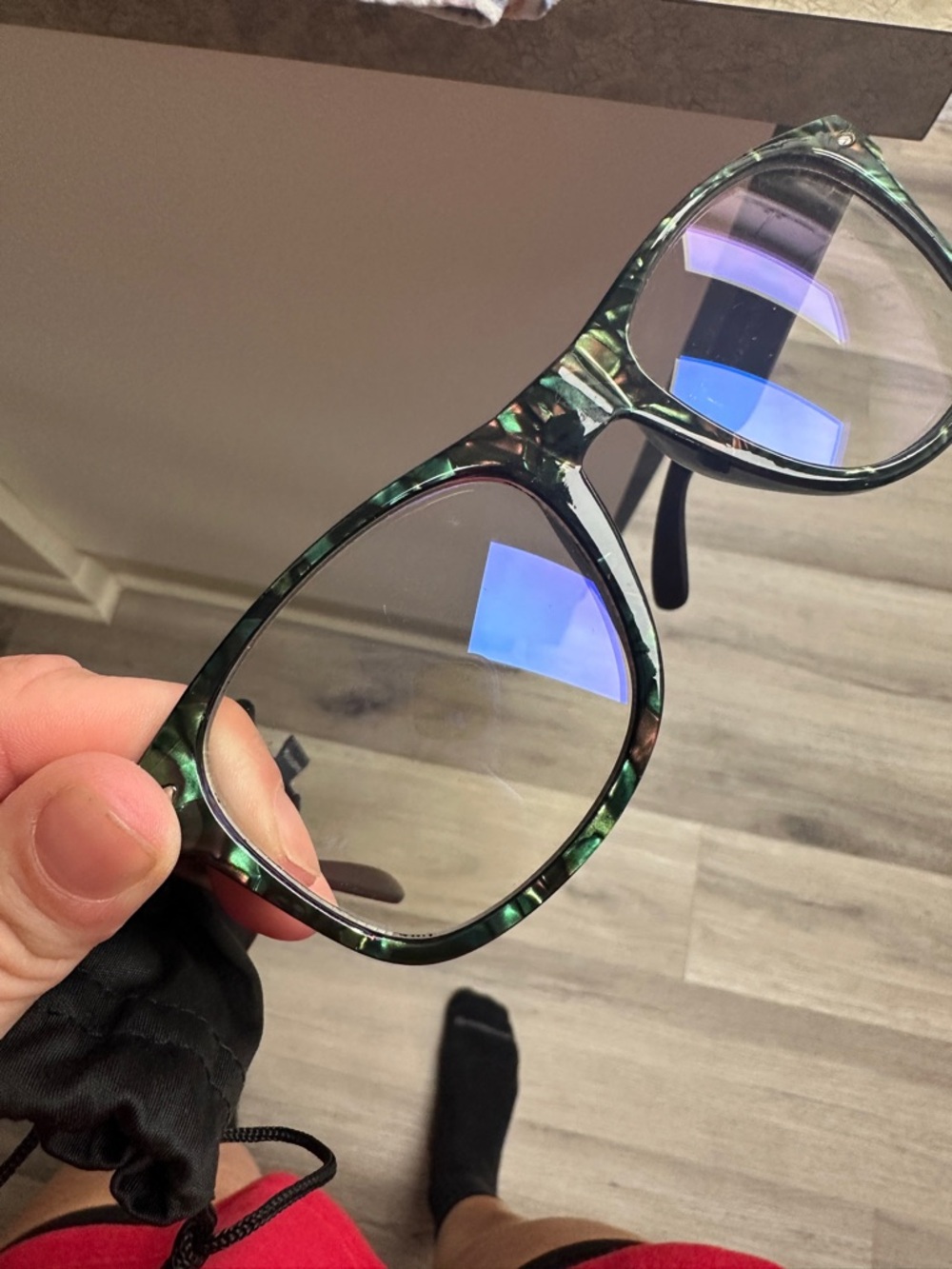 Shady Rays Green and Black Sunglasses